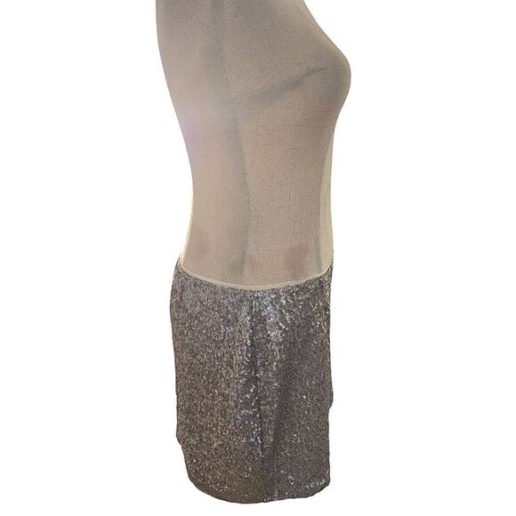 GAP Silver Sequin Mini Skirt - Picture 3 of 7